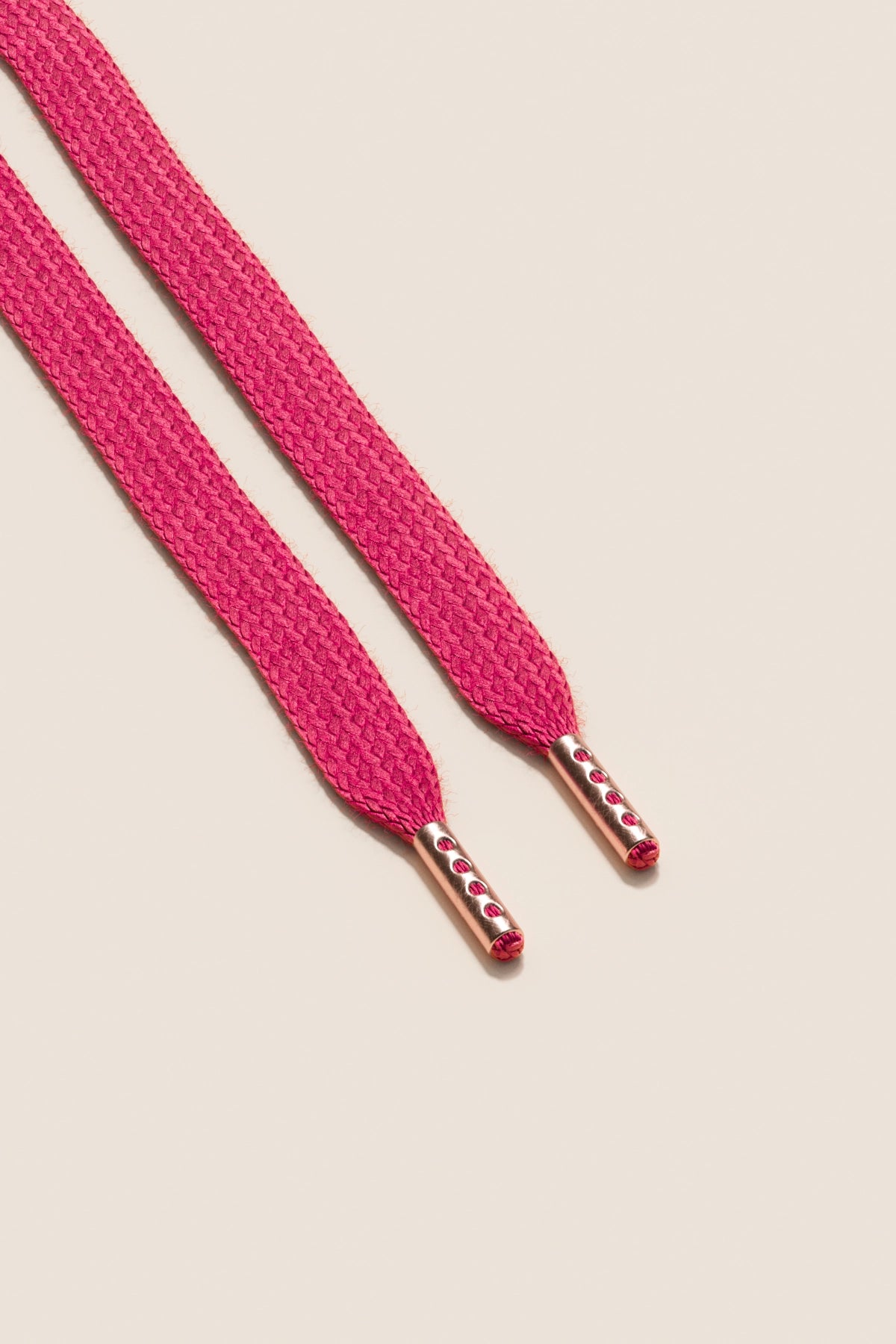 Senkels セリーズピンク スニーカー靴ひも with Rose Gold Aglets