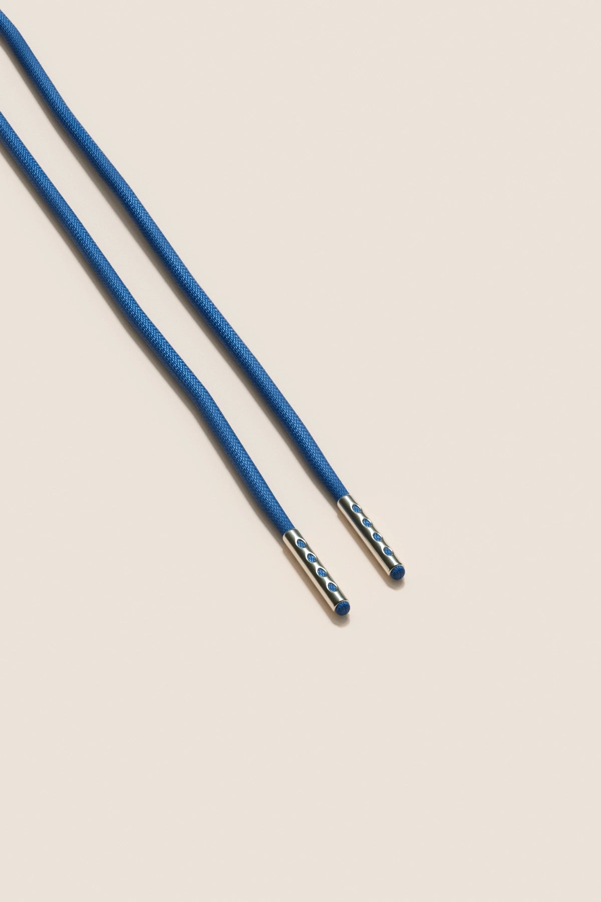 Senkels イェールブルー 2.5mm ラウンドワックス靴ひも with Nickel Aglets