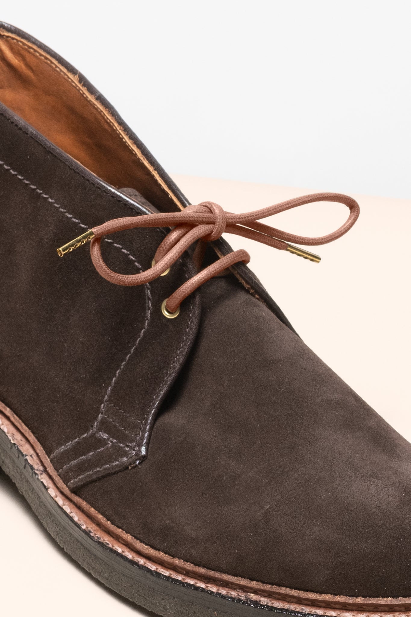 コーヒーブラウン - 4mm round waxed shoelaces for boots and shoes made from 100% organic cotton - Senkels