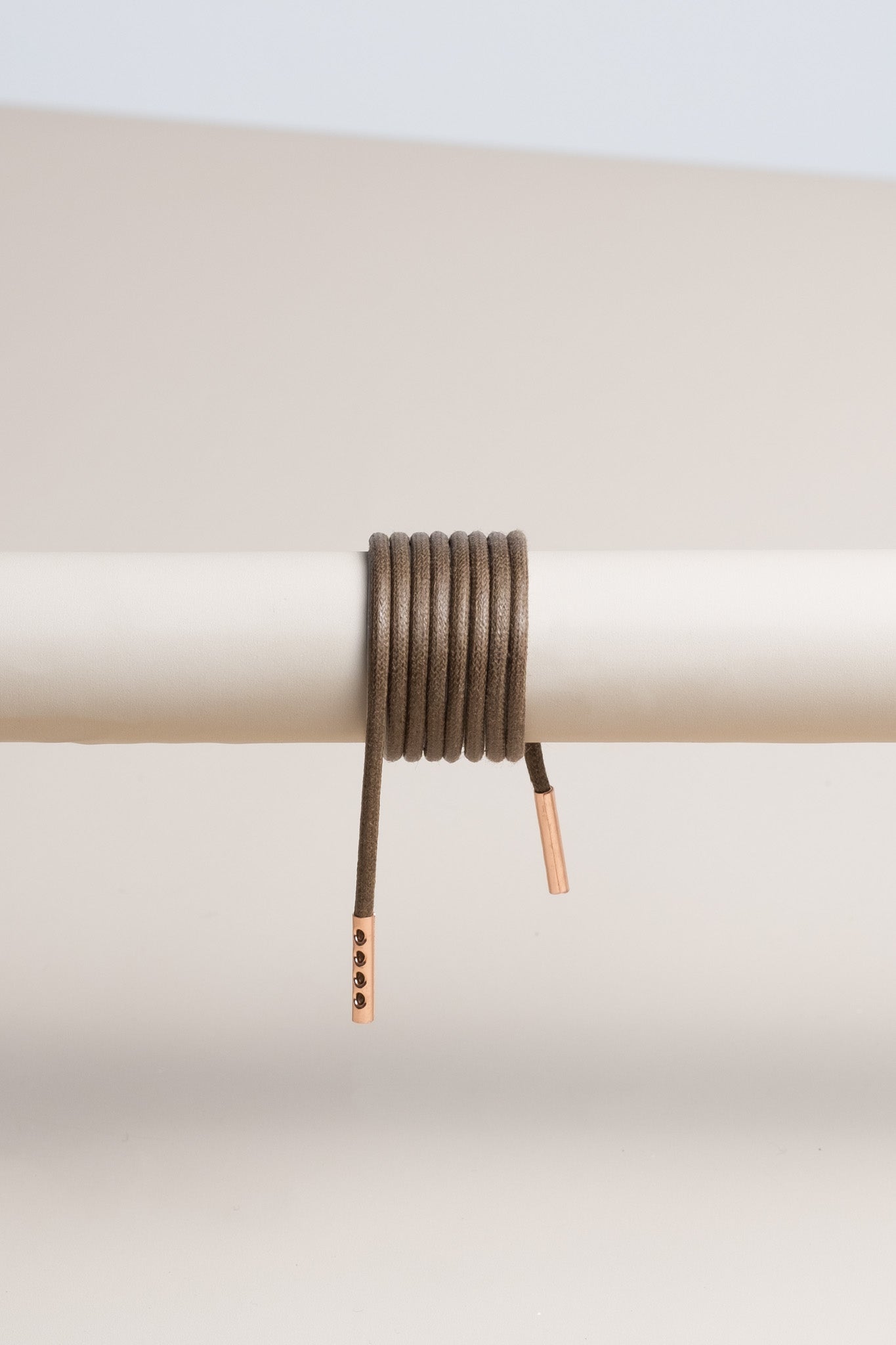 ライトブラウン - ラウンドワックス靴ひも | Senkels