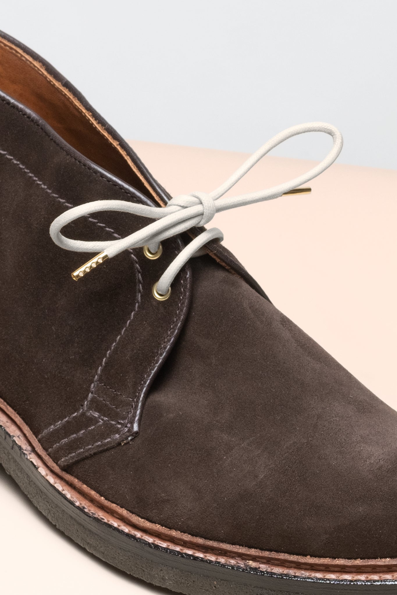 ニッケルグレー | 4 mm Round Waxed Shoelaces