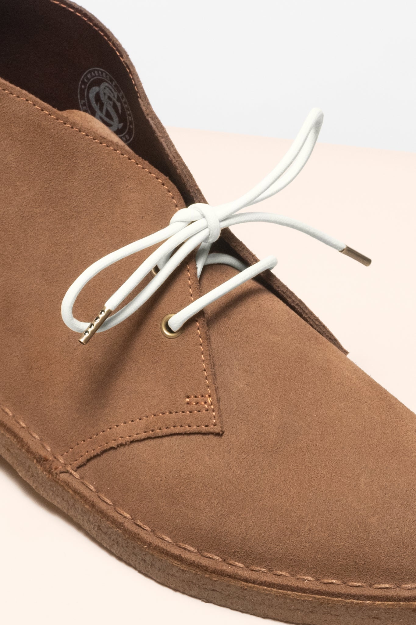 Off ホワイト - 4mm round waxed shoelaces for boots and shoes made from 100% organic cotton - Senkels