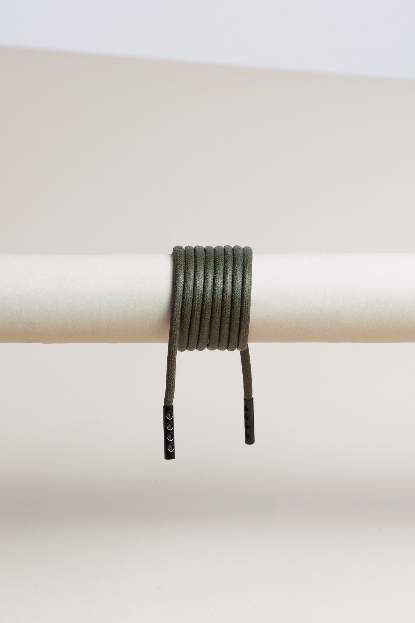 オリーブグリーン - ラウンドワックス靴ひも | Senkels