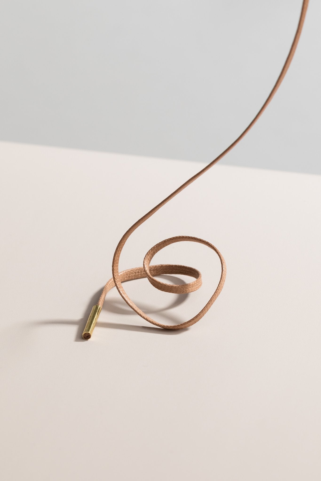 トープ - 3mm フラットワックス靴ひも