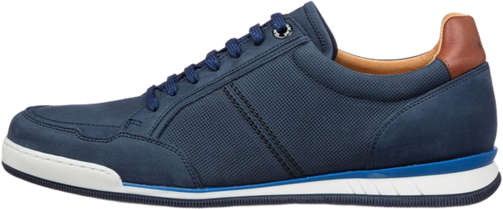 Find the right shoelaces for Vanlier ネイビー blauw nubuck Magnus sneaker at Senkels